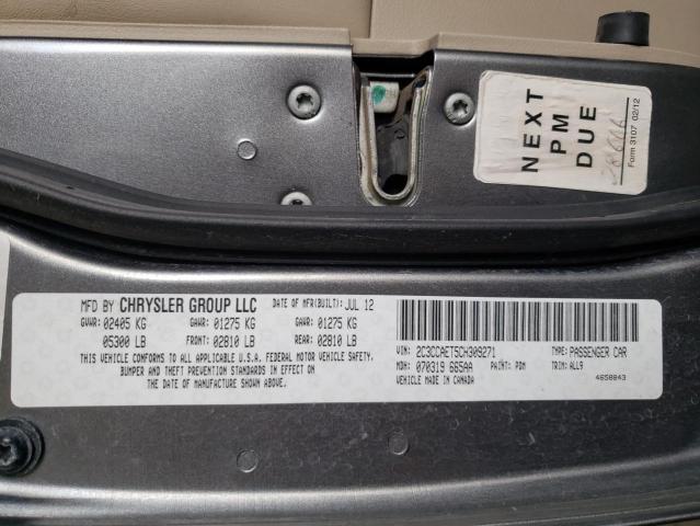 Photo 10 from auction – 2012 CHRYSLER 300C with VIN 2C3CCAET5CH309271