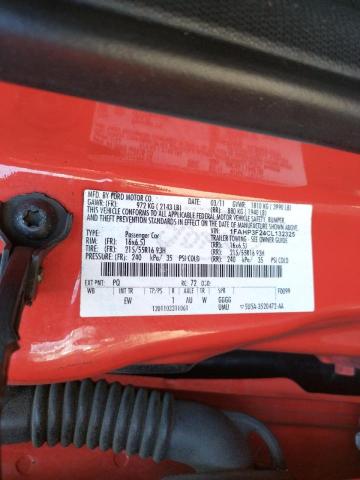 Photo 10 from auction – 2012 FORD FOCUS SE with VIN 1FAHP3F24CL132325