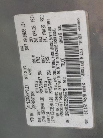 Photo 10 from auction – 2002 DODGE RAM 1500 with VIN 1D7HU18Z32S665875