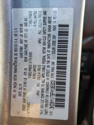 Photo 10 from auction – 2015 MAZDA 3 TOURING with VIN 3MZBM1V79FM195303