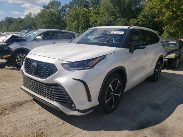Photo 2 from auction – 2022 TOYOTA HIGHLANDER with VIN 5TDLZRBHXNS191795
