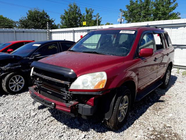 Photo 2 from auction – 2003 HONDA PILOT EX with VIN 2HKYF18493H584131