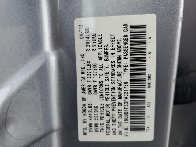 Foto 10 de la subasta – 2015 ACURA TLX TECH con VIN 19UUB1F53FA021756