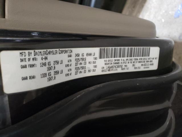 Photo 10 from auction – 2004 JEEP GRAND CHER with VIN 1J4GW48S74C389762