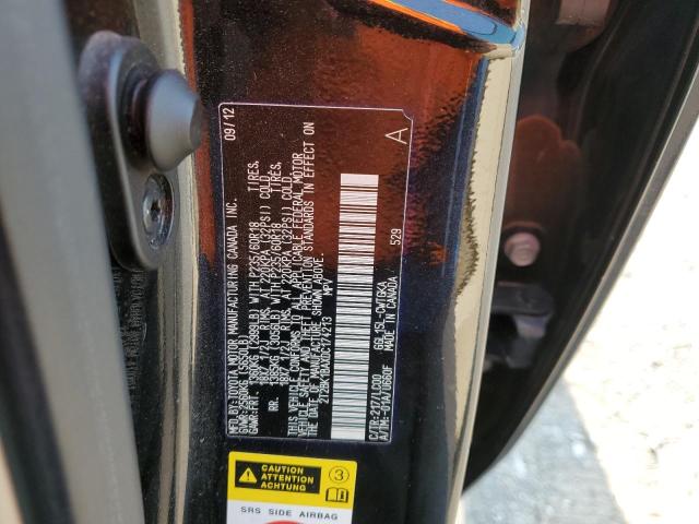 Photo 10 from auction – 2013 LEXUS RX 350 BAS with VIN 2T2BK1BAXDC174213