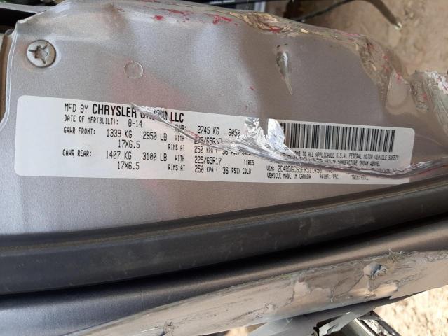 Photo 10 from auction – 2015 DODGE GRAND CARA with VIN 2C4RDGCG5FR511490