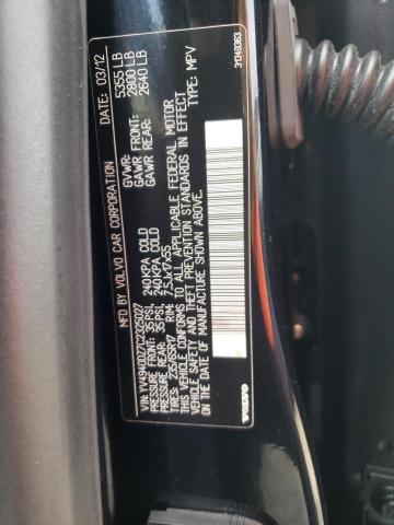 Photo 10 from auction – 2012 VOLVO XC60 3.2 with VIN YV4940DZ7C2325027