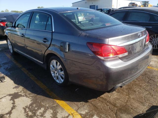 Photo 3 from auction – 2012 TOYOTA AVALON BAS with VIN 4T1BK3DB2CU460348