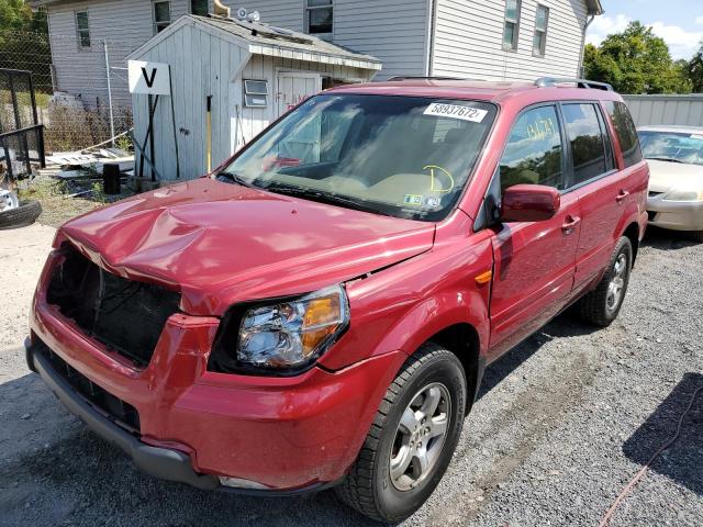 Photo 2 from auction – 2006 HONDA PILOT EX with VIN 2HKYF18466H509813