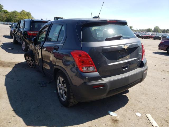 Photo 3 from auction – 2016 CHEVROLET TRAX LS with VIN 3GNCJKSB2GL261610