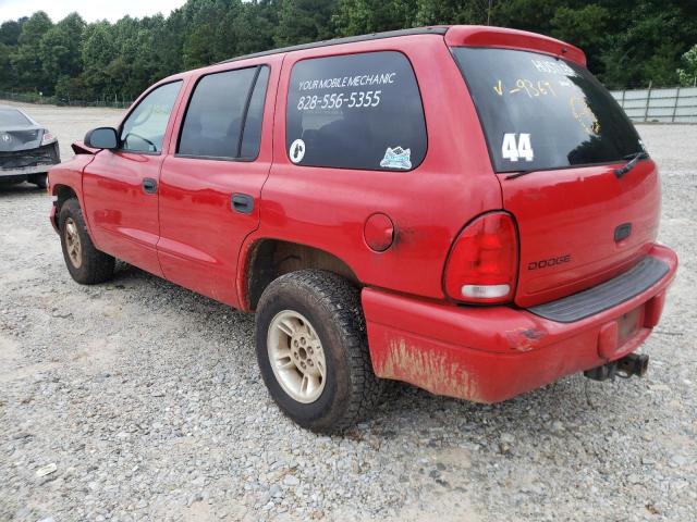 Photo 3 from auction – 2002 DODGE DURANGO SP with VIN 1B4HR38N02F109369