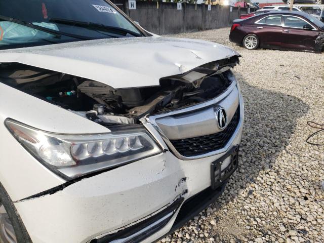 Photo 9 from auction – 2016 ACURA MDX TECHNO with VIN 5FRYD4H49GB027942