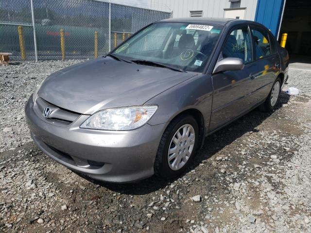 Photo 2 from auction – 2004 HONDA CIVIC LX with VIN 2HGES166X4H915765