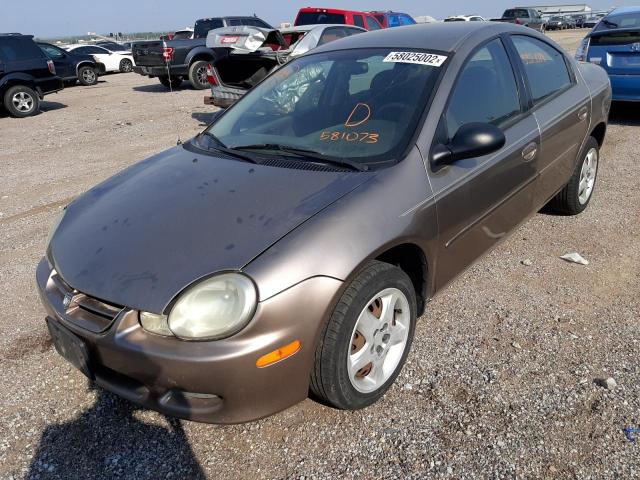 Photo 2 from auction – 2002 DODGE NEON SE with VIN 1B3AS46C82D581073