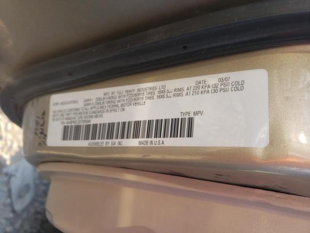 Photo 10 from auction – 2008 SUBARU OUTBACK with VIN 4S4BP60C287300946