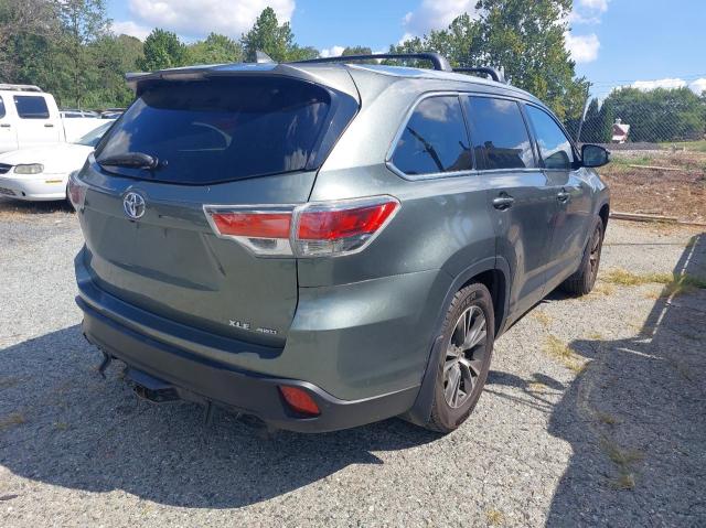 Photo 4 from auction – 2016 TOYOTA HIGHLANDER with VIN 5TDJKRFH5GS328067