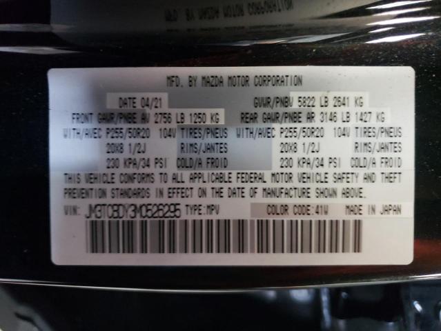 Photo 10 from auction – 2021 MAZDA CX-9 GRAND with VIN JM3TCBDY3M0526295