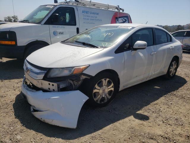 Photo 2 from auction – 2012 HONDA CIVIC HYBR with VIN JHMFB4F27CS010083