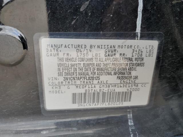 Photo 10 from auction – 2015 NISSAN VERSA S with VIN 3N1CN7AP7FL820125