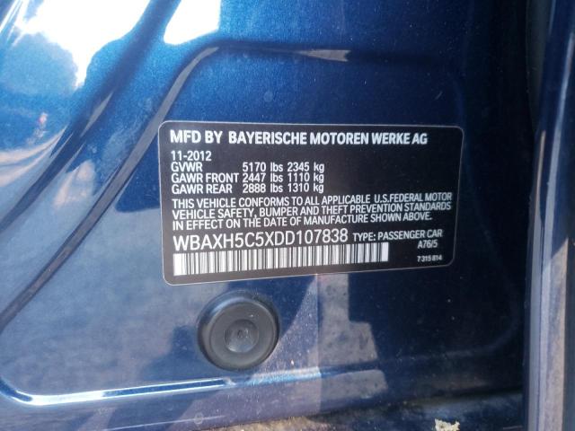 Photo 10 from auction – 2013 BMW 528 XI with VIN WBAXH5C5XDD107838