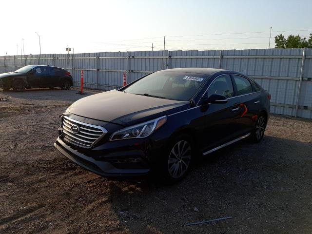 Photo 2 from auction – 2016 HYUNDAI SONATA SPO with VIN 5NPE34AF5GH338918