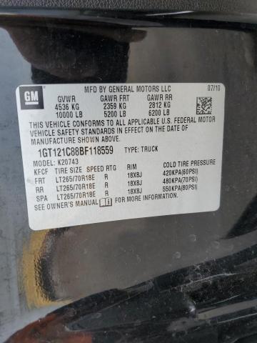 Photo 10 from auction – 2011 GMC SIERRA K25 with VIN 1GT121C88BF118559