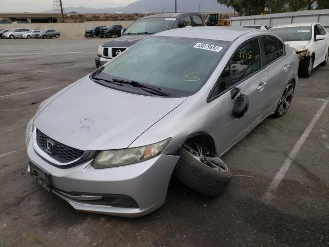 Photo 2 from auction – 2013 HONDA CIVIC LX with VIN 19XFB2F51DE261444