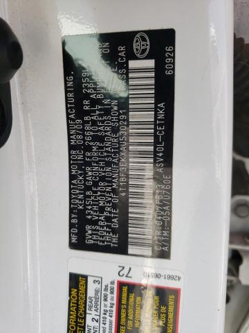 Photo 10 from auction – 2010 TOYOTA CAMRY BASE with VIN 4T1BF3EKXAU530291