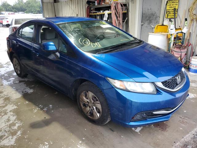 HONDA CIVIC LX 2013 with VIN 19XFB2F51DE005448 - Photo from auction