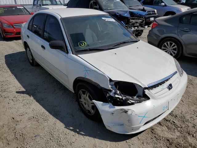 HONDA CIVIC LX 2001 with VIN 2HGES16501H566201 - Photo from auction