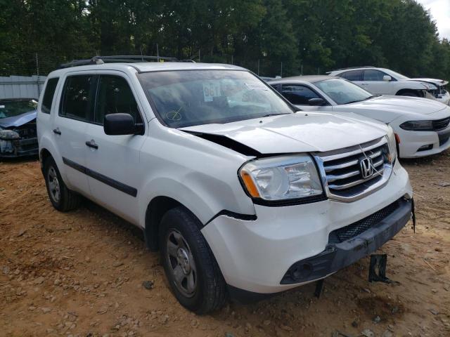 HONDA PILOT LX 2014 with VIN 5FNYF3H21EB010781 - Photo from auction