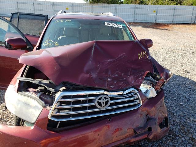 Photo 7 from auction – 2010 TOYOTA HIGHLANDER with VIN 5TDDK3EHXAS008794