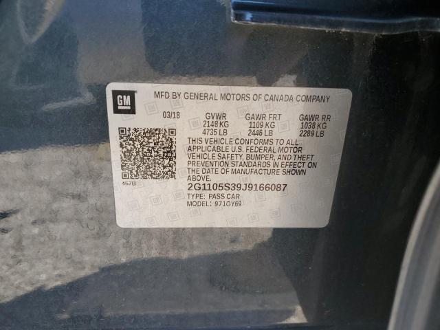 Photo 10 from auction – 2018 CHEVROLET IMPALA LT with VIN 2G1105S39J9166087