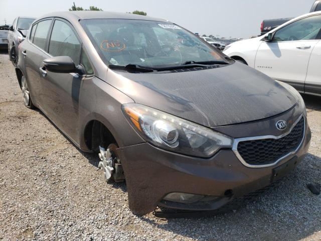 KIA FORTE EX 2014 with VIN KNAFX5A87E5181547 - Photo from auction