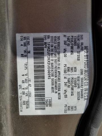 Photo 10 from auction – 2002 FORD EXPLORER X with VIN 1FMZU72KX2UD30593