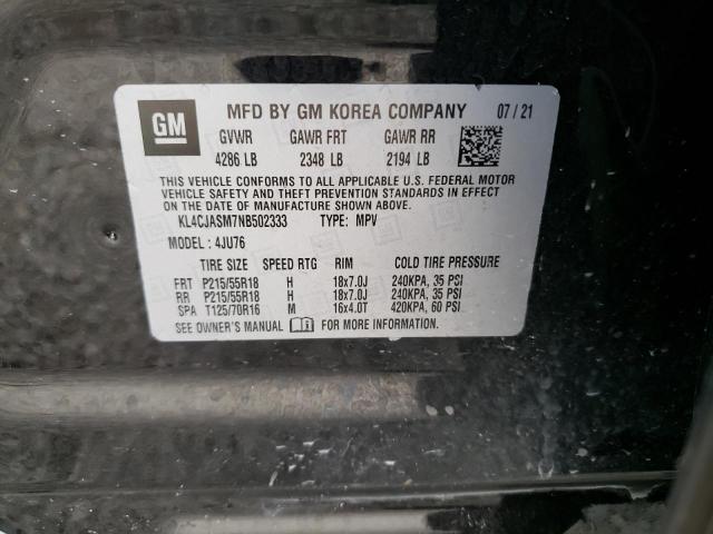Photo 10 from auction – 2022 BUICK ENCORE PRE with VIN KL4CJASM7NB502333
