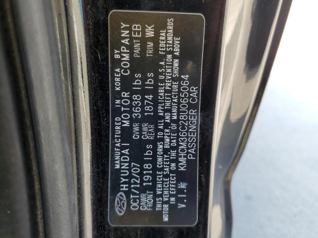 Photo 10 from auction – 2008 HYUNDAI ACCENT GS with VIN KMHCM36C28U065064