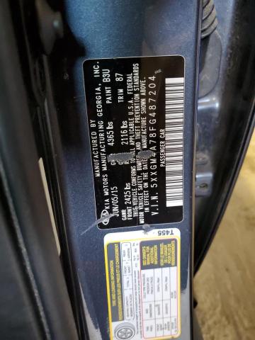 Photo 10 from auction – 2015 KIA OPTIMA LX with VIN 5XXGM4A78FG487204