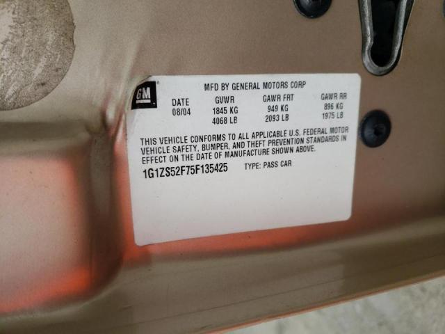 Photo 10 from auction – 2005 CHEVROLET MALIBU with VIN 1G1ZS52F75F135425