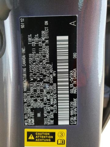 Photo 10 from auction – 2013 LEXUS RX 350 with VIN 2T2ZK1BA1DC103688