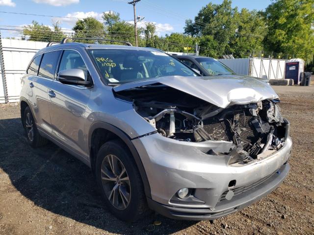 TOYOTA HIGHLANDER 2016 with VIN 5TDJKRFH8GS342223 - Photo from auction