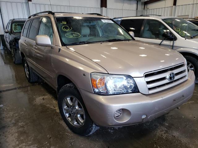TOYOTA HIGHLANDER 2004 with VIN JTEEP21AX40008385 - Photo from auction