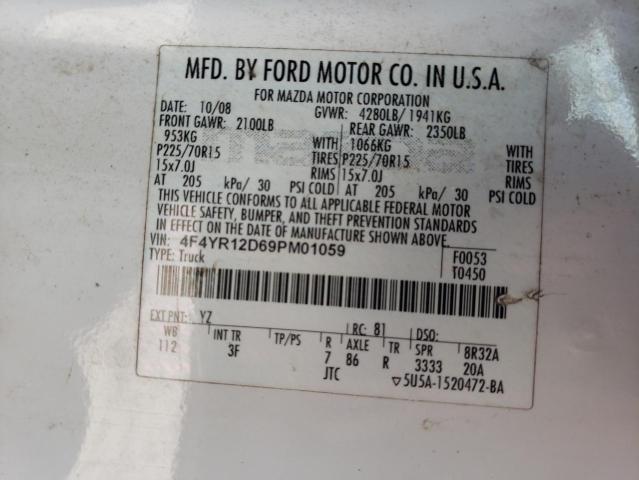 Photo 10 from auction – 2009 MAZDA B2300 with VIN 4F4YR12D69PM01059