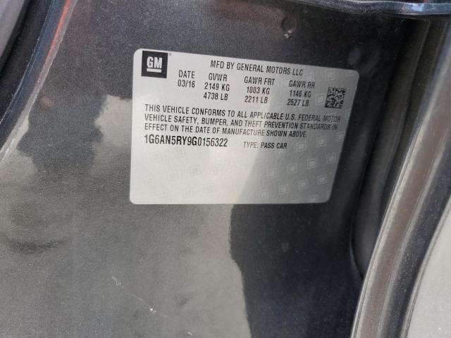 Photo 10 from auction – 2016 CADILLAC ATS-V with VIN 1G6AN5RY9G0156322