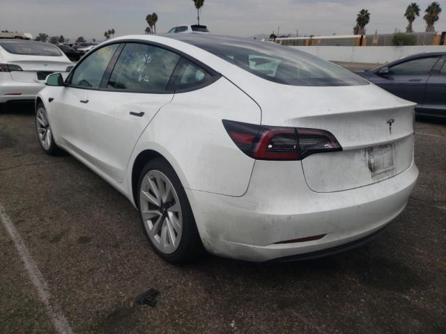 Photo 3 from auction – 2022 TESLA MODEL 3 with VIN 5YJ3E1EA5NF145520