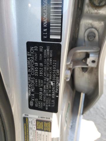 Photo 10 from auction – 2016 KIA RIO EX with VIN KNADN5A33G6569521