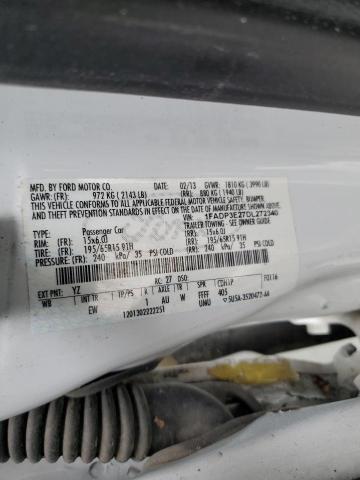Photo 10 from auction – 2013 FORD FOCUS S with VIN 1FADP3E27DL272340