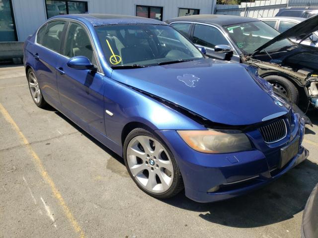 BMW 335 I 2007 with VIN WBAVB735X7KY61472 - Photo from auction