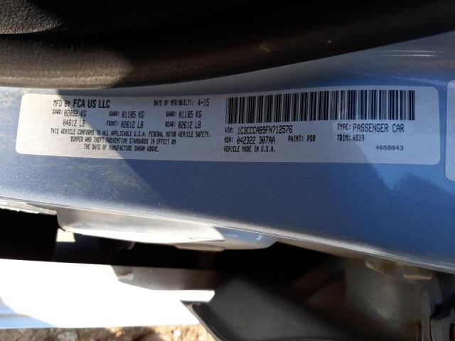 Photo 10 from auction – 2015 CHRYSLER 200 LIMITE with VIN 1C3CCCAB9FN712576