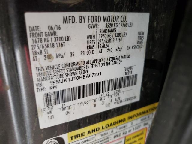 Photo 10 from auction – 2017 FORD EXPEDITION with VIN 1FMJK1JT0HEA07201